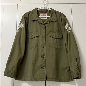 Levi’s jacket xl missing front patch as is.